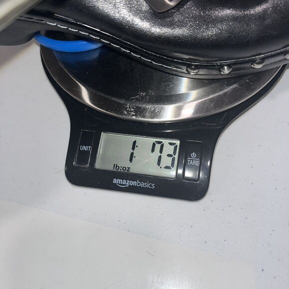 NWOT Ecco Chunky Y2k Studded Black Silver Leather Clogs Mules Buckles 37 6.5 - Picture 10 of 10